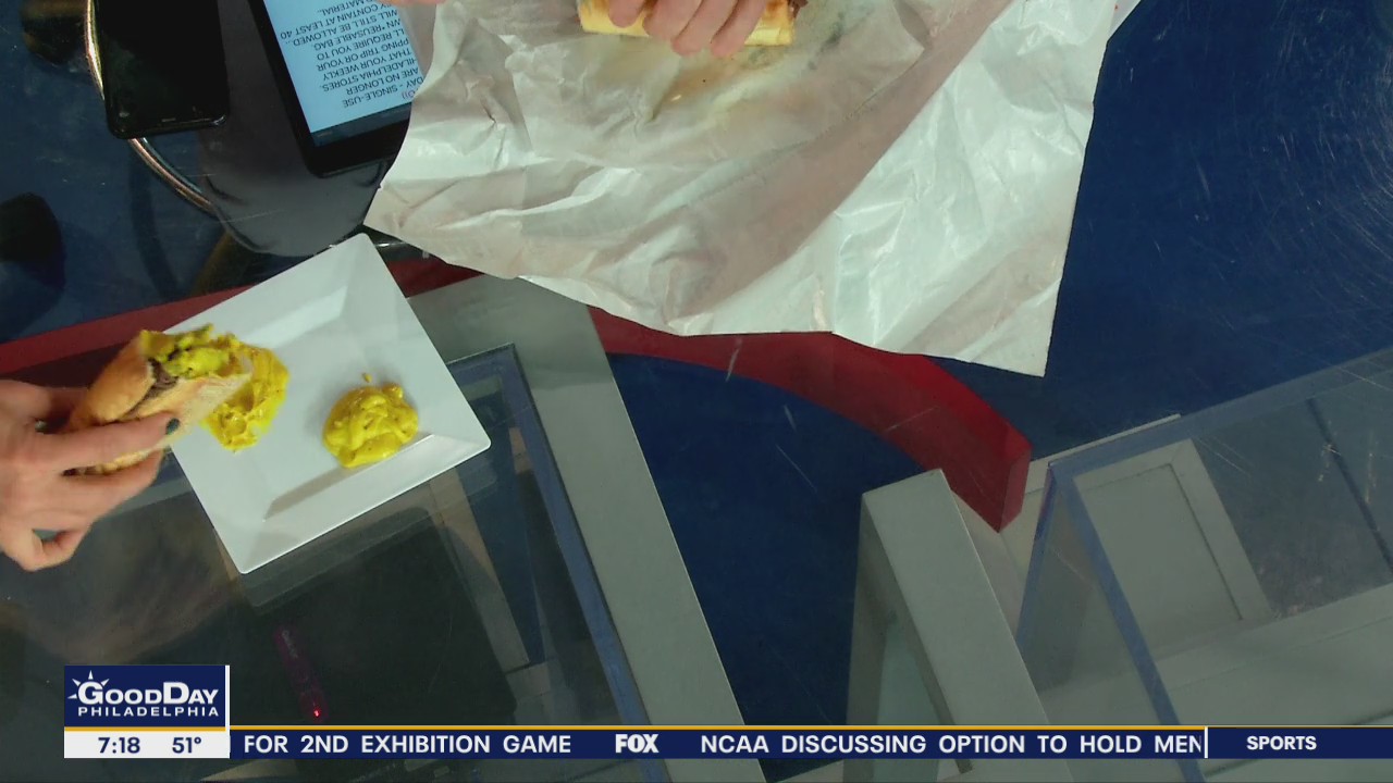 76ers' Tobias Harris says he likes mustard on his cheesesteaks, so we tried it