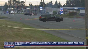 Everett PD: Woman was hit by multiple drivers in deadly hit-and-run