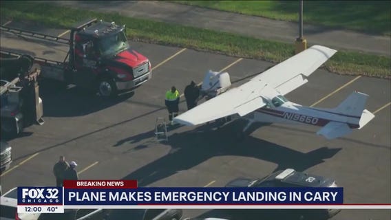 Small plane makes emergency landing in Cary