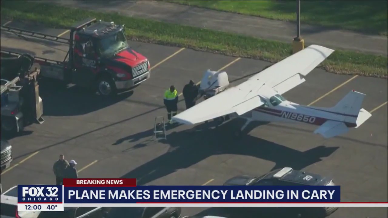 Small plane makes emergency landing in Cary