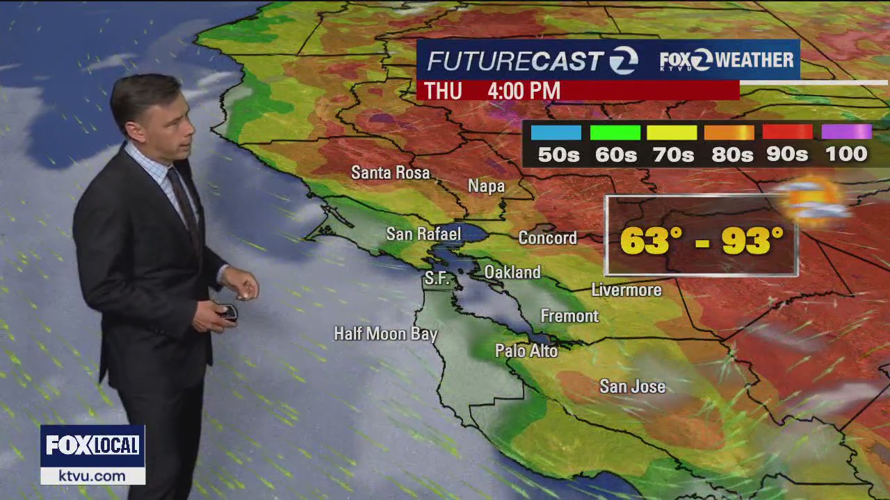 Slightly cooler forecast