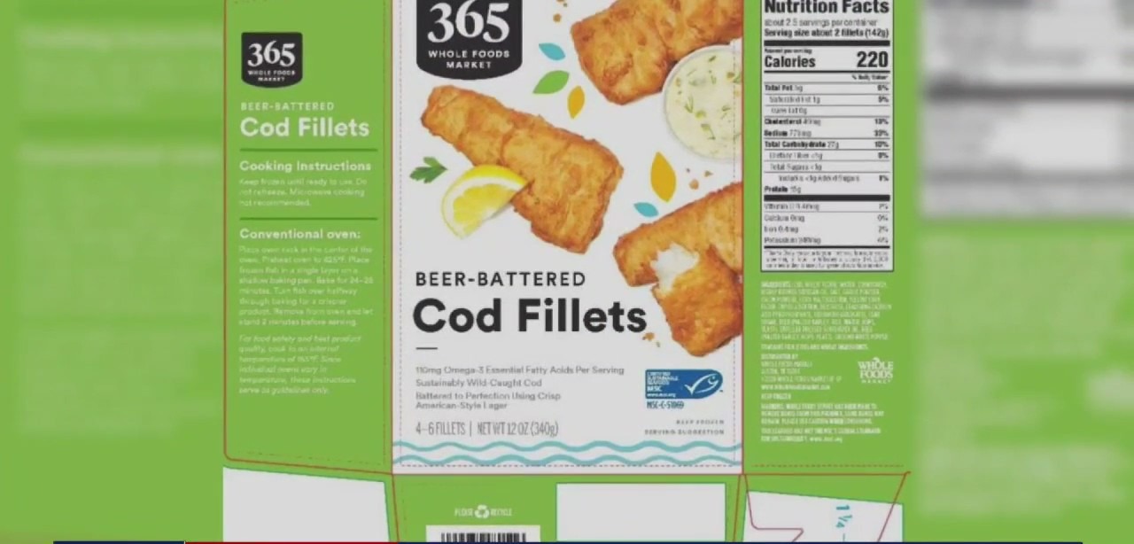 Recall on Whole Foods Market Beer Battered Pollock