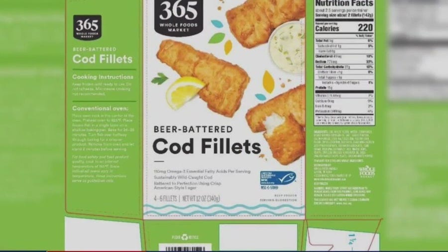 Recall on Whole Foods Market Beer Battered Pollock