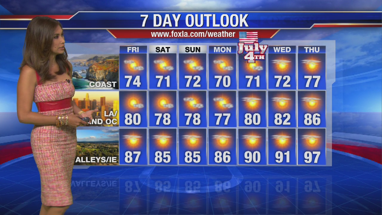 Maria Quiban's holiday weekend forecast