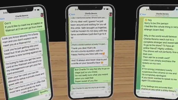 Comedian Charlie Berens reacts to impersonation scam