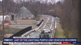 Purple Line project’s final light rail vehicle arrives in Maryland