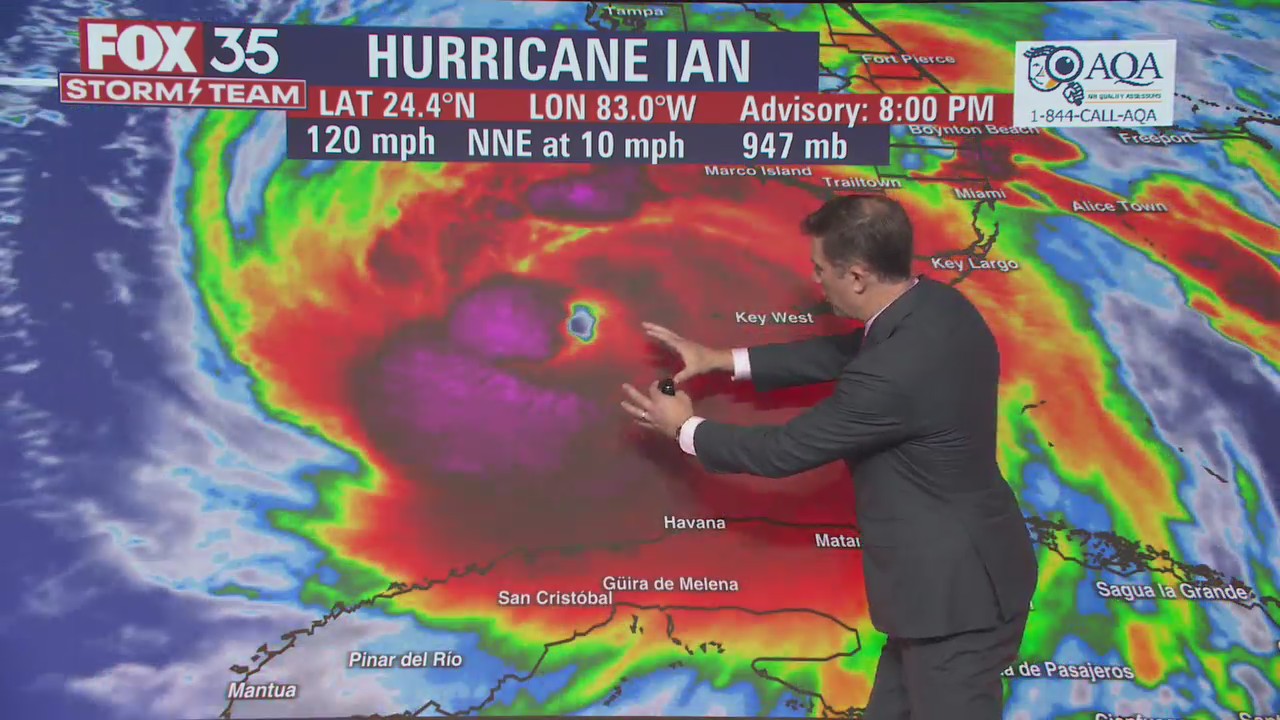 Hurricane Ian forecast to be a slow-moving rain maker