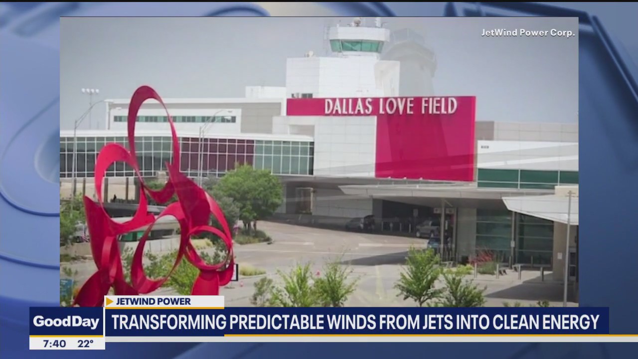 DAL Airport transforming jet winds into clean energy