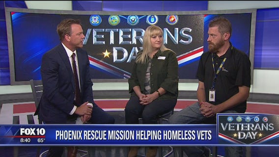 Phoenix Rescue Mission works to help homeless veterans