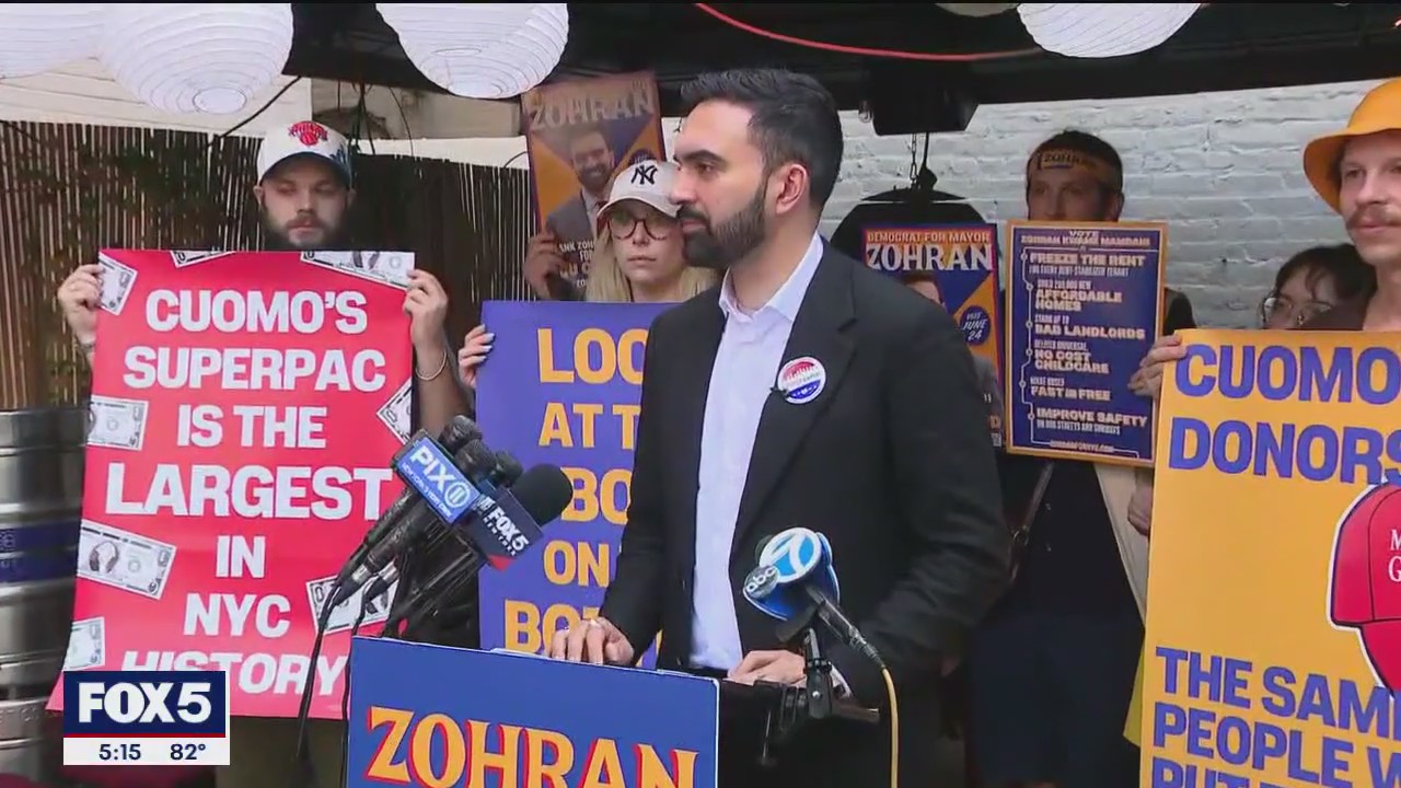 Zohran Mamdani beats Andrew Cuomo, wins NYC Democratic mayoral primary