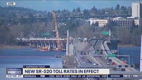 New SR-520 toll rates in effect