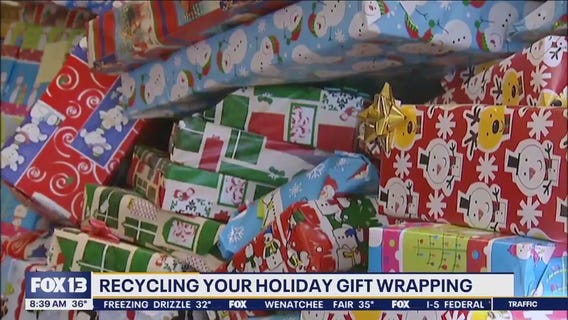 Recycling your holiday gift wrapping