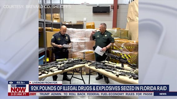 92K pounds of drugs & explosives seized in Florida