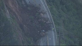 Malibu mudslide triggers road closure