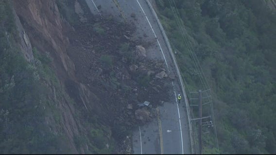 Malibu mudslide triggers road closure