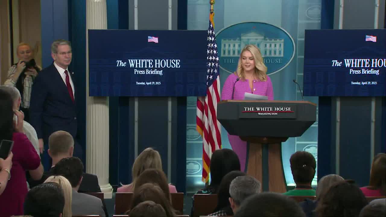 White House press briefing on Trump's first 100 days