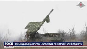 Ukraine-Russia peace talks fizzle after Putin skips meeting