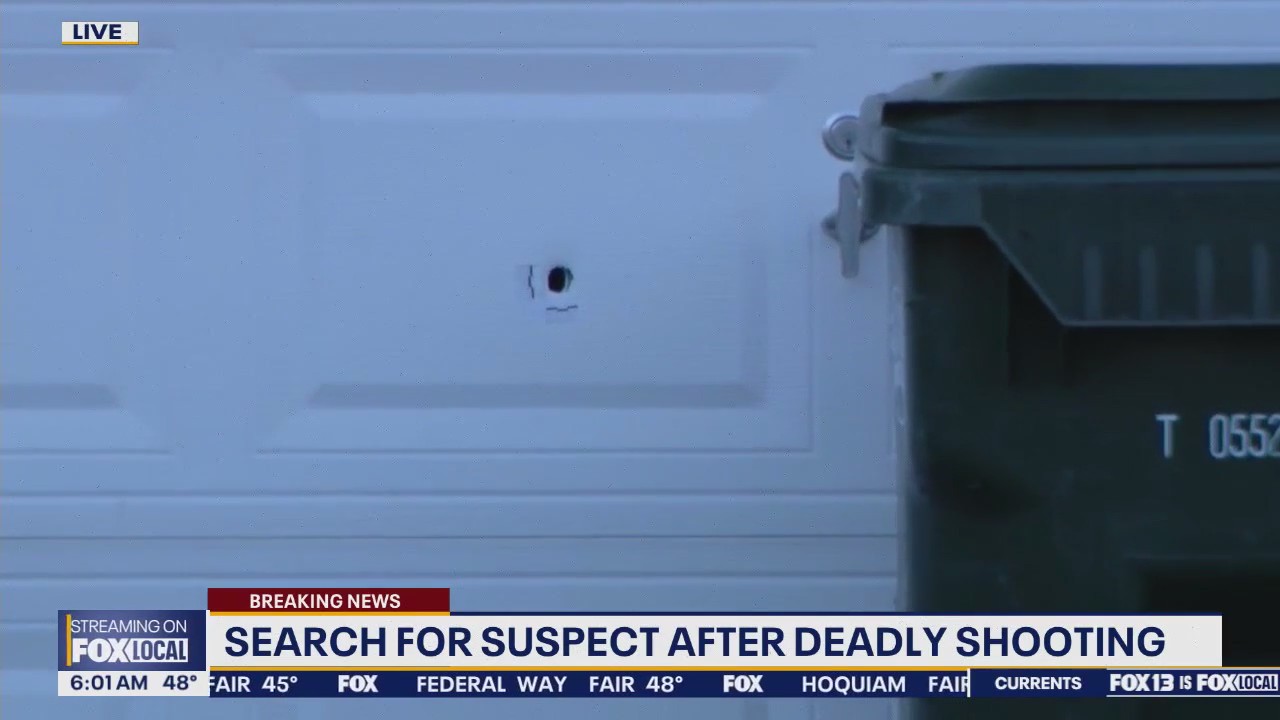 Deputies searching for suspect after deadly shooting in Spanaway, WA