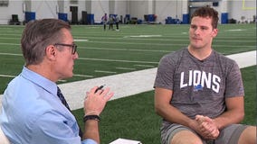 WATCH - Dan talks 1-on-1 with Lions rookie tight end Sam Laporta