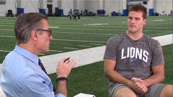WATCH - Dan talks 1-on-1 with Lions rookie tight end Sam Laporta