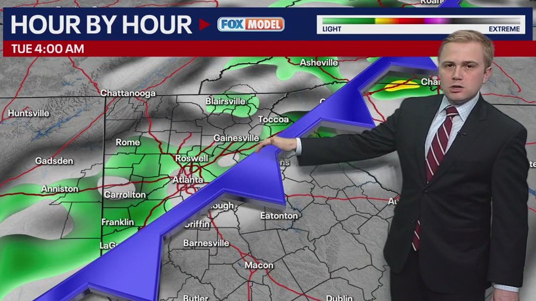 Monday afternoon forecast