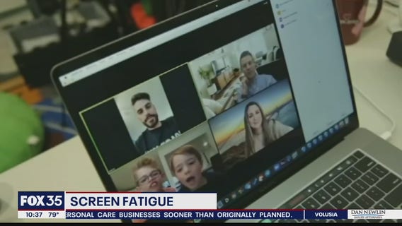 Virtual meetings and contact over devices can create anxiety