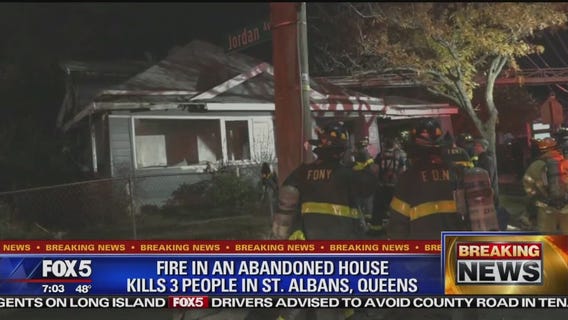 3 squatters killed in Queens house fire
