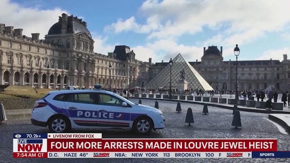 Louvre jewel heist: 4 new arrests made