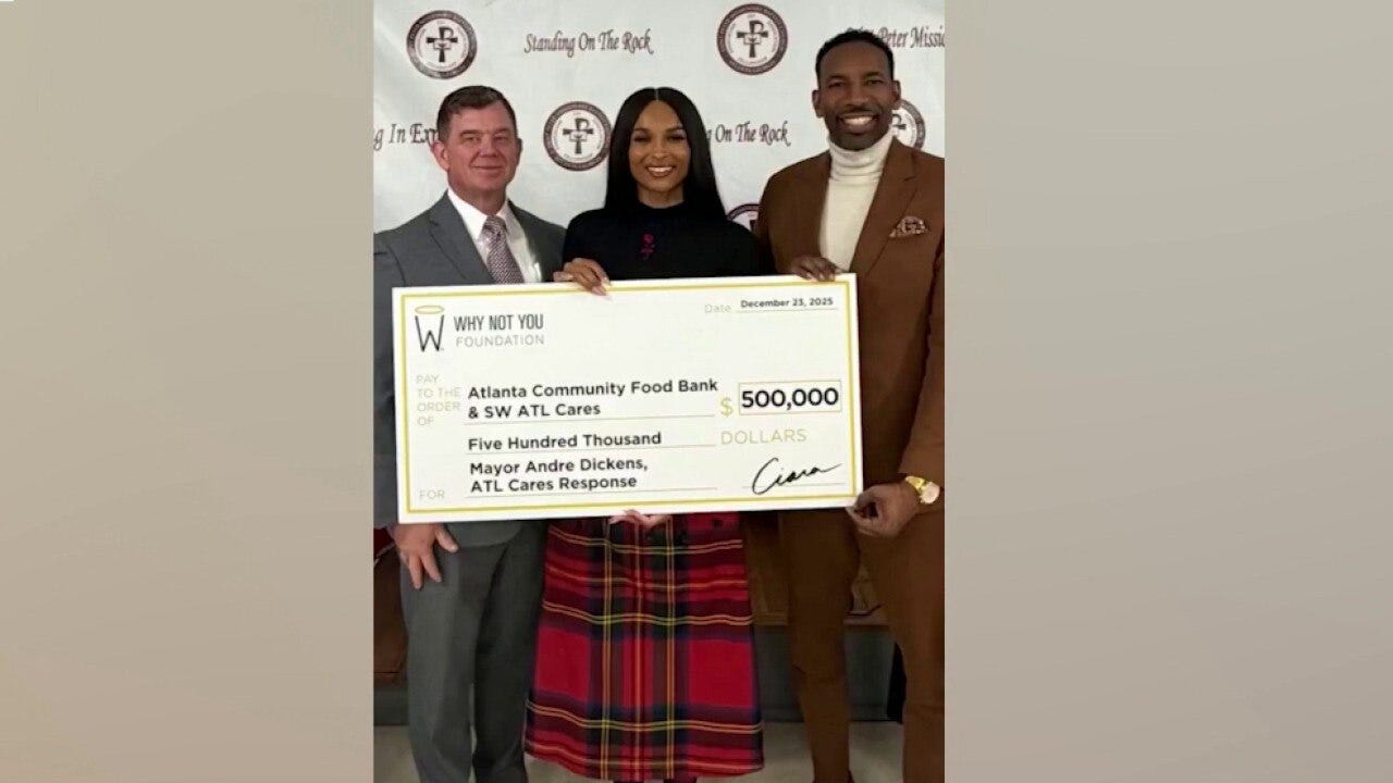 Singer Ciara donates $500K to feed hungry in Atlanta
