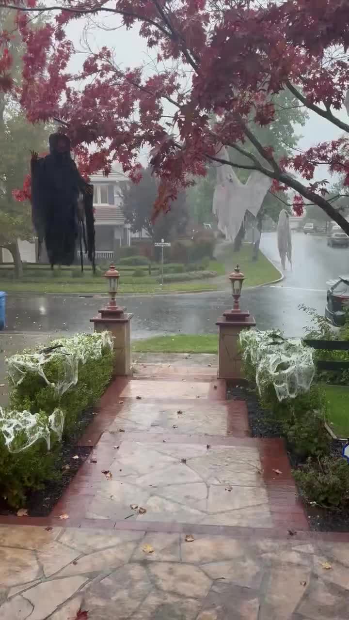 Rain downpours in Danville