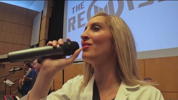 Band strikes a chord at Moffitt Cancer Center