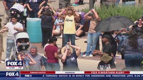 Thousands attend solar eclipse watch party in Ennis