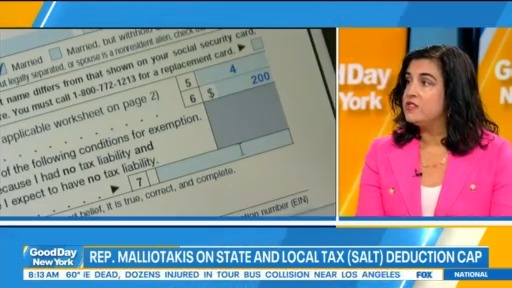 Staten Island Rep. Malliotakis talks tax deductions