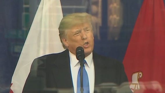 Trump speaks at Veterans Day tribute