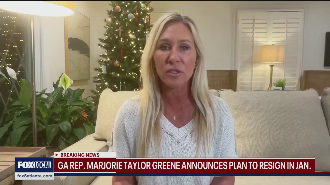 Marjorie Taylor Greene to resign from Congress