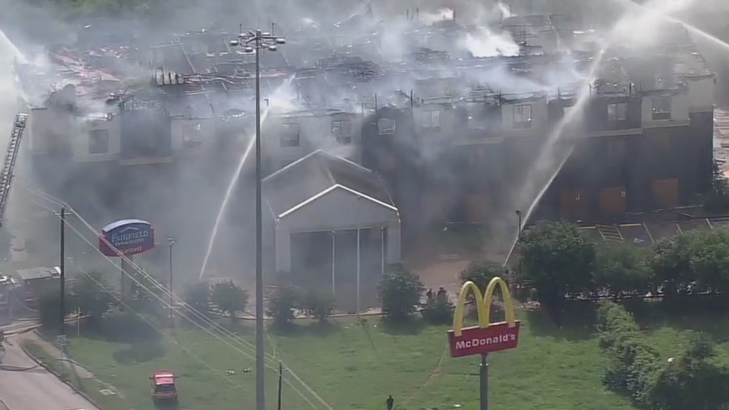 Vacant Channelview hotel catches fire a third time