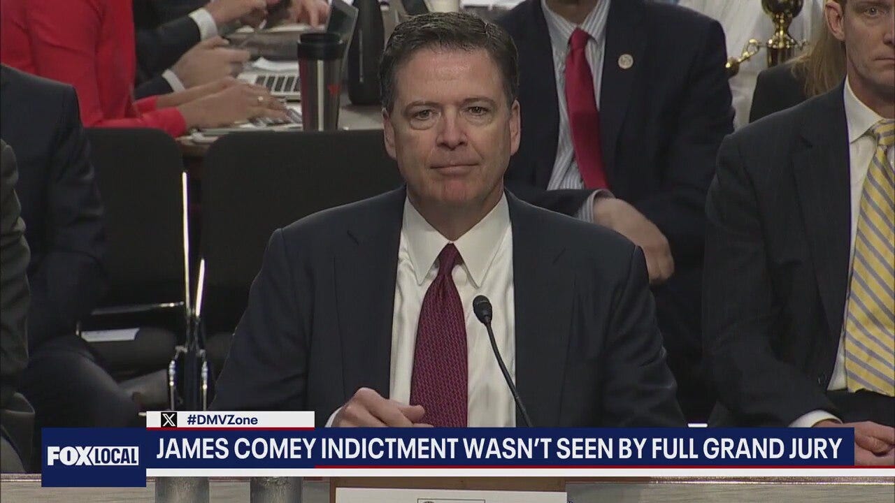 James Comey indictment wasn't seen by full grand jury