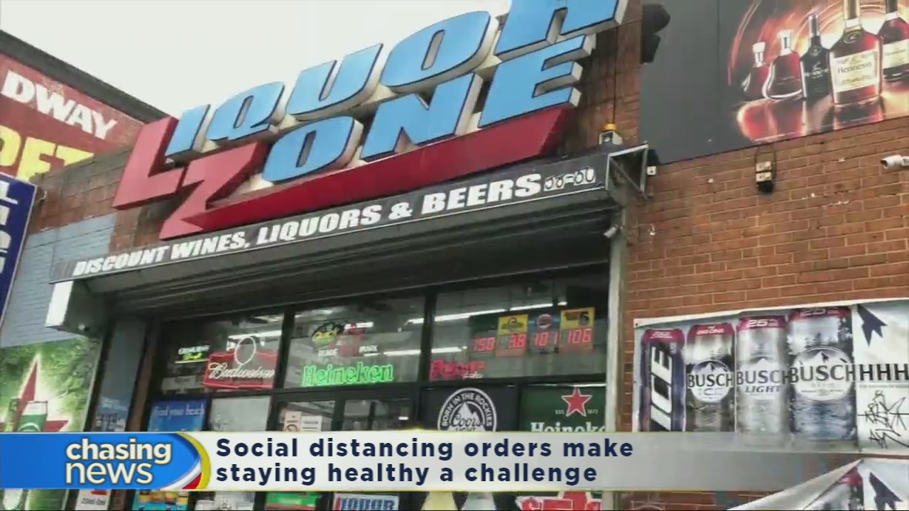 Social distancing orders make staying healthy a challenge