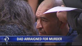Dad arraigned in daughter's death