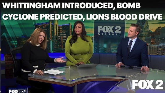 Whittingham introduced, bomb cyclone predicted, Lions blood drive and more