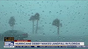 Hurricane Debby makes landfall in Florida