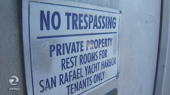 San Rafael Yacht Harbor tenants upset homeless people are using their showers