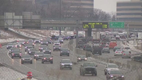 Twin Cities road conditions following snowstorm