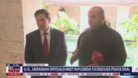 Rubio talks peace deal with Ukrainian officials in FL