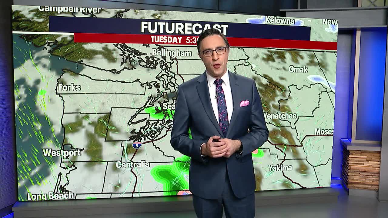 Seattle weather: Few showers to start Tuesday