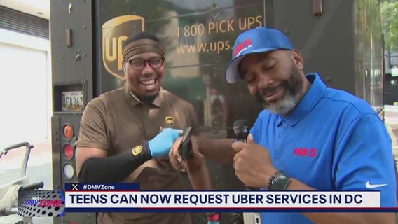 Teens can now request uber services in DC