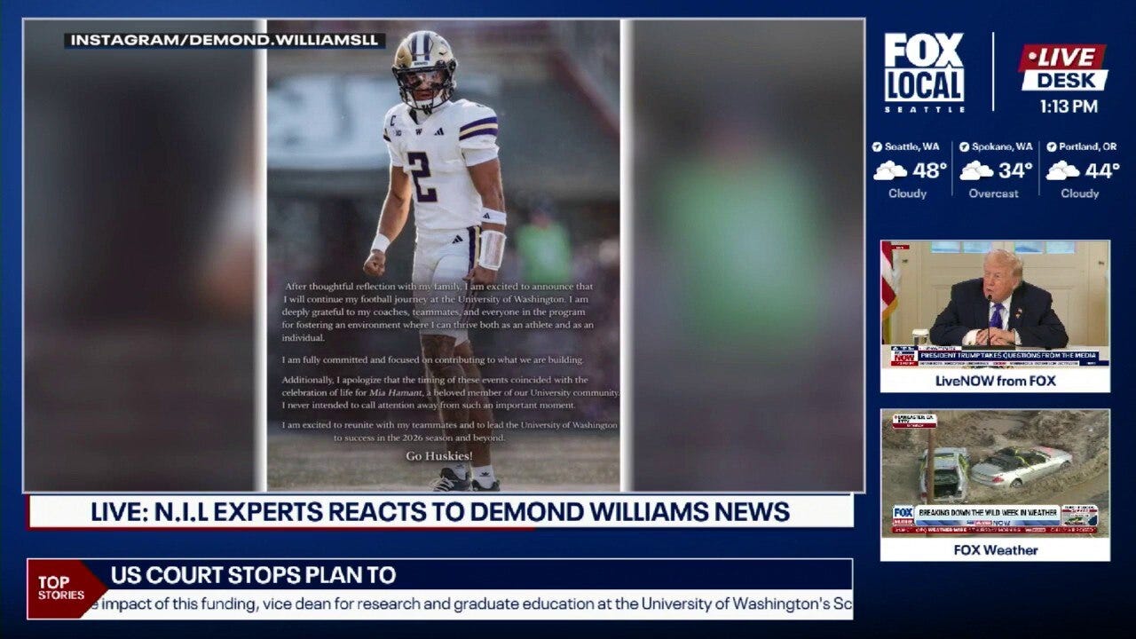 NIL system under scrutiny as expert weighs in on Demond Williams case