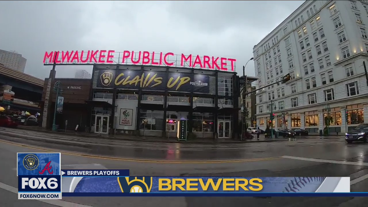 Brewers playoffs: Milwaukee, Deer District show team pride