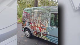 2013 Ford Transit Connect with custom art