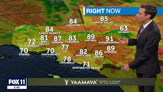 Weather forecast for Tuesday, Oct. 22